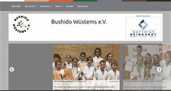 Desktop Screenshot of bushido-wuestems.de